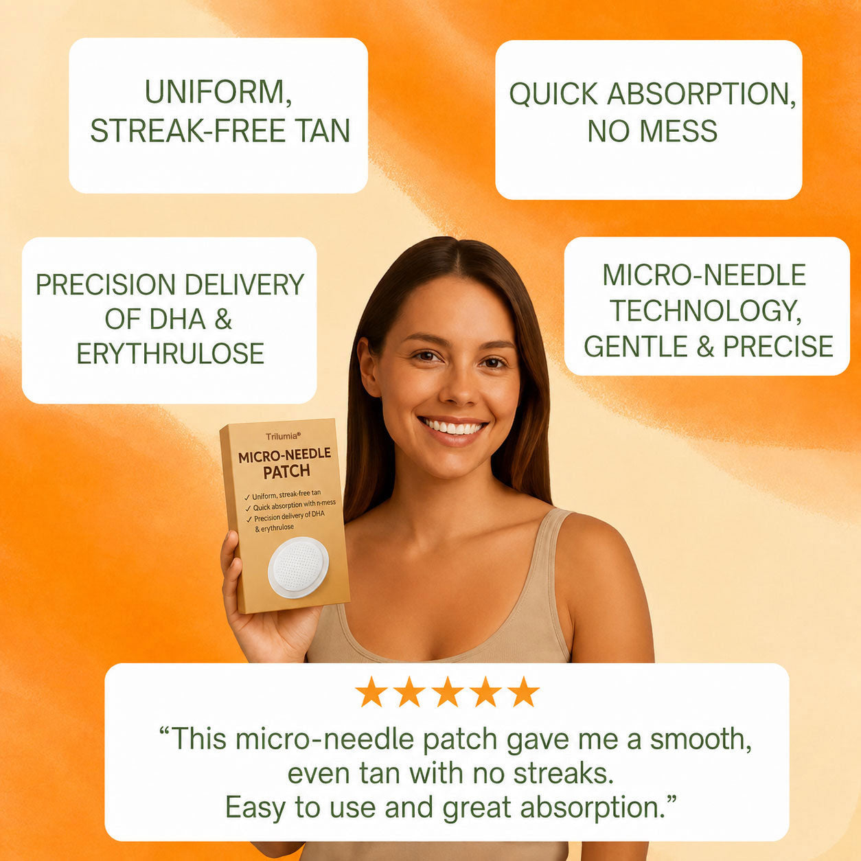 𝗨𝗽 𝘁𝗼 𝟴𝟱% 𝗢𝗙𝗙 𝗧𝗿𝗶𝗹𝘂𝗺𝗶𝗮® 𝗦𝘂𝗻𝗙𝗿𝗲𝗲 𝗧𝗮𝗻𝗻𝗶𝗻𝗴 𝗣𝗮𝘁𝗰𝗵 🌴 𝗨𝗩-𝗙𝗿𝗲𝗲 𝗚𝗼𝗹𝗱𝗲𝗻 𝗕𝗿𝗼𝗻𝘇𝗲✨ 𝟭𝟰-𝗗𝗮𝘆 𝗡𝗮𝘁𝘂𝗿𝗮𝗹 𝗚𝗹𝗼𝘄