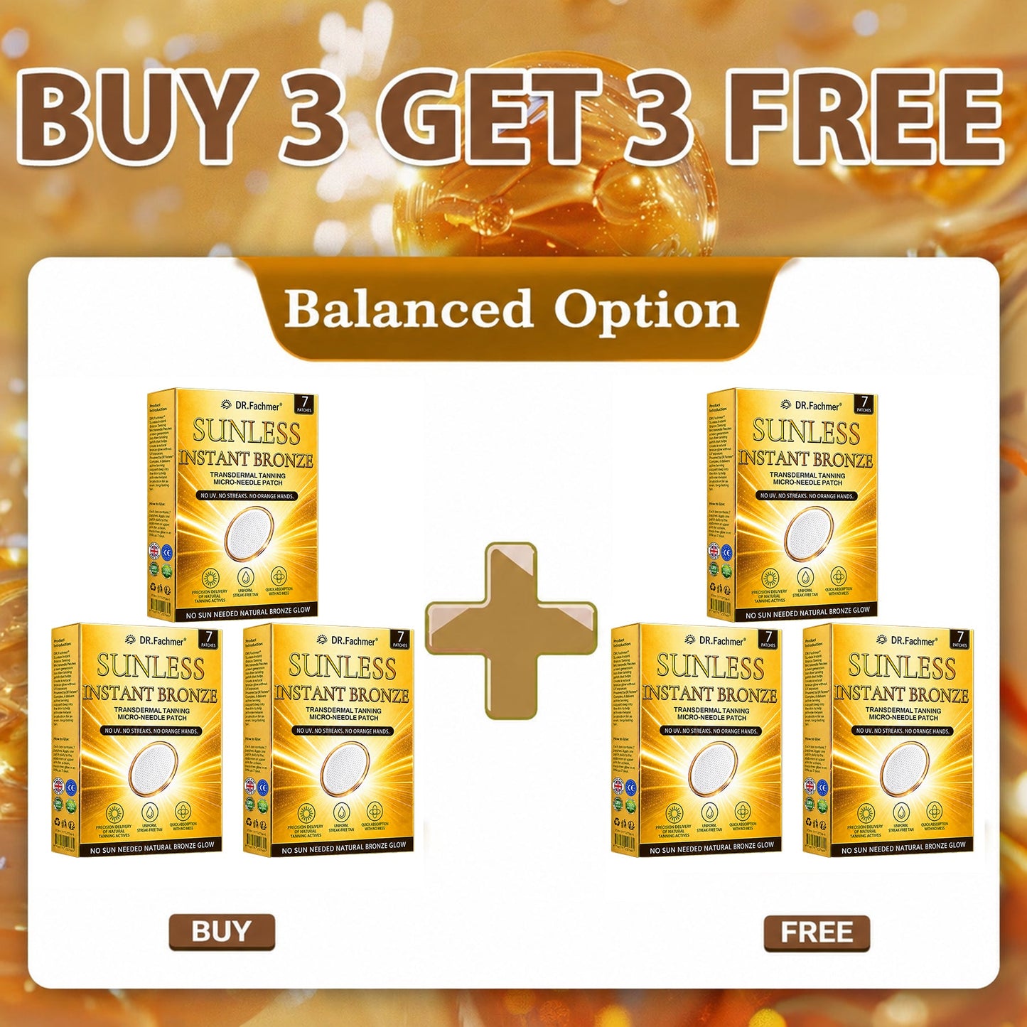 DR.Fachmer® 𝐒𝐮𝐧𝐥𝐞𝐬𝐬 𝐈𝐧𝐬𝐭𝐚𝐧𝐭 𝐁𝐫𝐨𝐧𝐳𝐞 𝐓𝐚𝐧𝐧𝐢𝐧𝐠 𝐌𝐢𝐜𝐫𝐨𝐧𝐞𝐞𝐝𝐥𝐞 𝐏𝐚𝐭𝐜𝐡 🔥
