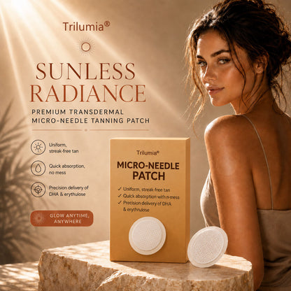 𝗨𝗽 𝘁𝗼 𝟴𝟱% 𝗢𝗙𝗙 𝗧𝗿𝗶𝗹𝘂𝗺𝗶𝗮® 𝗦𝘂𝗻𝗙𝗿𝗲𝗲 𝗧𝗮𝗻𝗻𝗶𝗻𝗴 𝗣𝗮𝘁𝗰𝗵 🙌 𝗨𝗩-𝗙𝗿𝗲𝗲 𝗚𝗼𝗹𝗱𝗲𝗻 𝗕𝗿𝗼𝗻𝘇𝗲✨ 𝟭𝟰-𝗗𝗮𝘆 𝗡𝗮𝘁𝘂𝗿𝗮𝗹 𝗚𝗹𝗼𝘄
