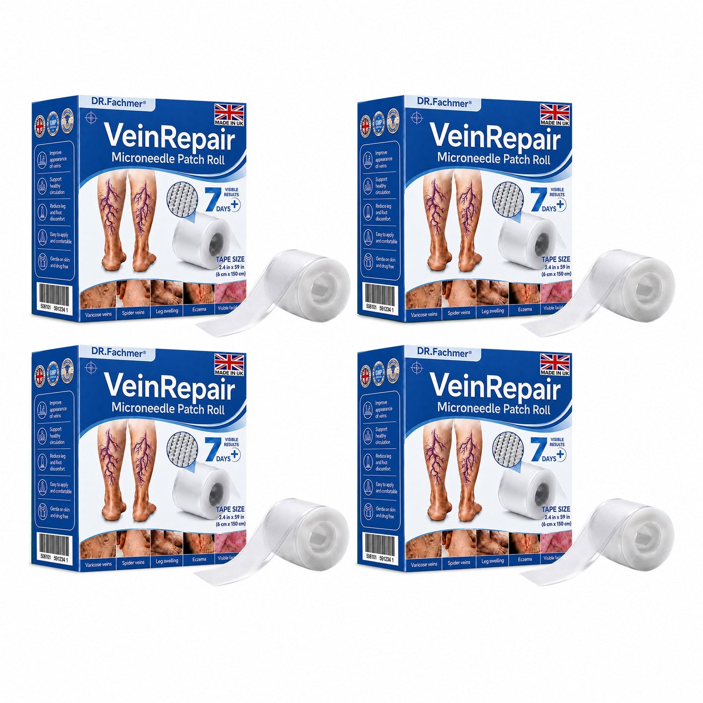 🦵DR.Fachmer® Vein Ease Microneedle Care Patch(For Spider Veins, Varicose Veins, Swelling & Leg Fatigue) - Last Day Promotion 50% OFF