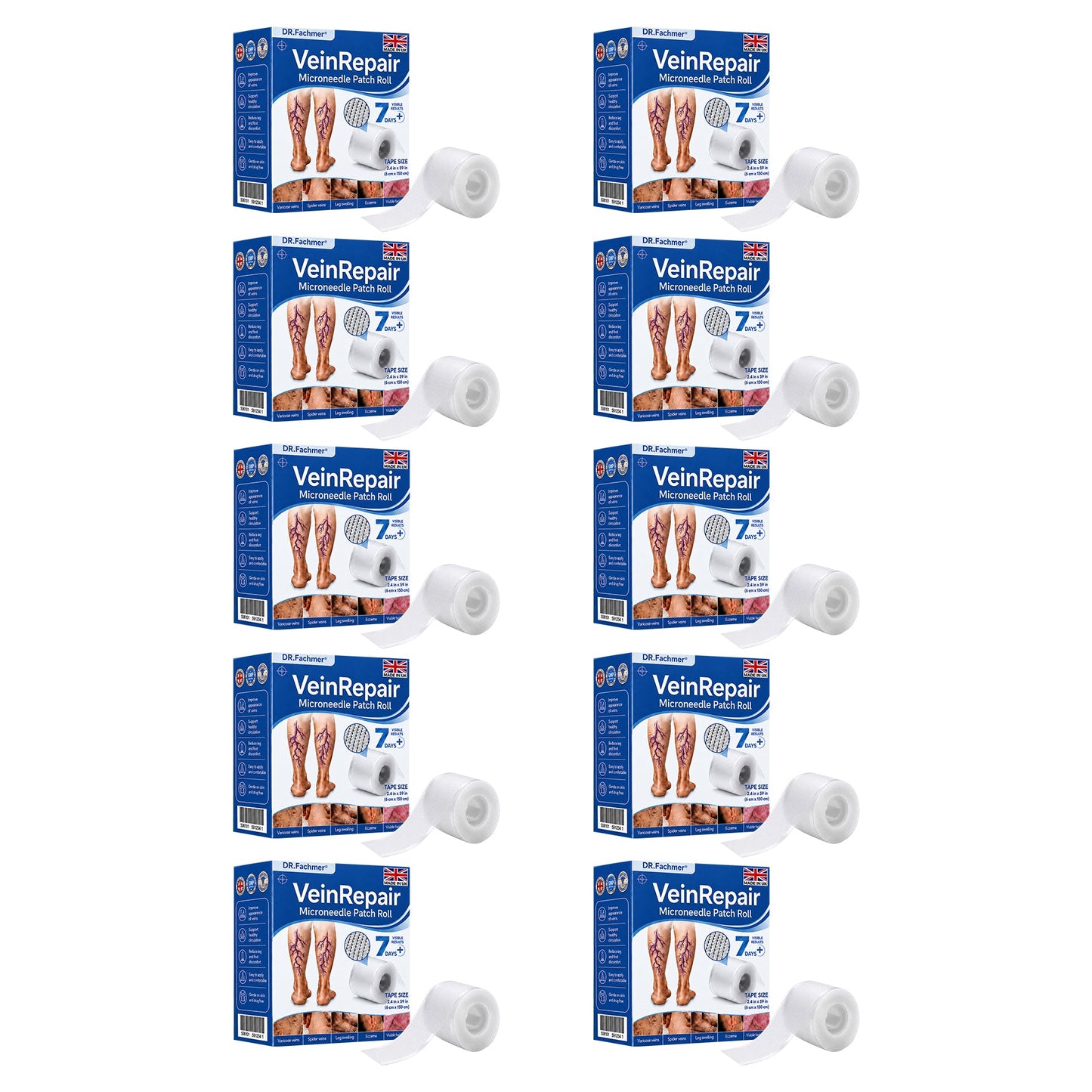 🌿DR.Fachmer® Vein Ease Microneedle Care Patch(For Spider Veins, Varicose Veins, Swelling & Leg Fatigue) - Last Day Promotion 50% OFF