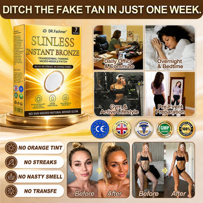 DR.Fachmer® 𝐒𝐮𝐧𝐥𝐞𝐬𝐬 𝐈𝐧𝐬𝐭𝐚𝐧𝐭 𝐁𝐫𝐨𝐧𝐳𝐞 𝐓𝐚𝐧𝐧𝐢𝐧𝐠 𝐌𝐢𝐜𝐫𝐨𝐧𝐞𝐞𝐝𝐥𝐞 𝐏𝐚𝐭𝐜𝐡 🔥
