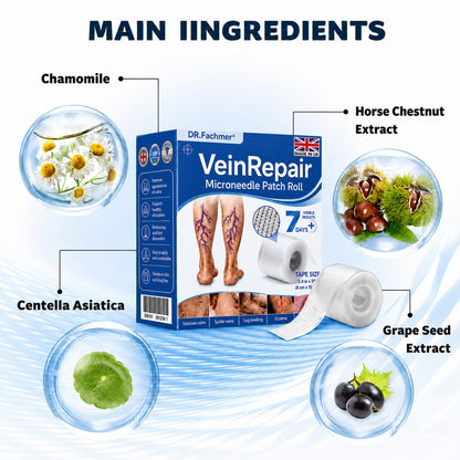 🩹DR.Fachmer® Vein Ease Microneedle Care Patch(For Spider Veins, Varicose Veins, Swelling & Leg Fatigue) - Last Day Promotion 50% OFF